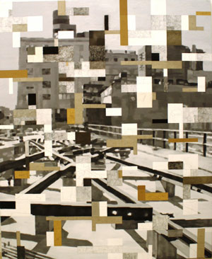 Artikelbild: Abstrahiert: Miha Strukeljs "Old Railroad" (2010). - Foto: Hilger