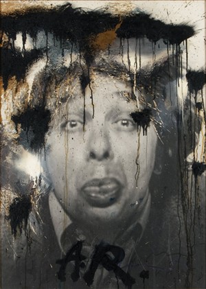 Artikelbild: Die eigene Identität in die unendliche Vielzahl des Möglichen 
verwandeln:  Arnulf Rainers "Antiker Geierdreck"  (1969/74). - Foto: Robert Zahornicky 