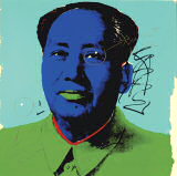 Mao Zedong von Andy 
Warhol, beschossen von Dennis Hopper