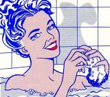 Roy 
Lichtensteins "Woman in Bath" (1963) mit dem typischen Muster.
 Foto: Roy Lichtenstein/VBK Wien
