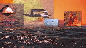 Artikelbild: Laleh Khorramians Animationsfilm "Water Panics in the Sea" (2011) nimmt 
den Betrachter auf eine fantastische Reise mit. - Still: Galerie Ruyter