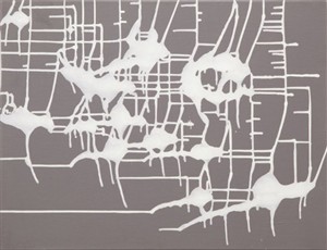 Artikelbild: Das Abziehen von Farbschichten erzeugt im Bild von Rudolfine P. Rossmann diesen Negativ-Effekt. - Foto: artmark