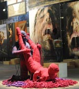 Bestrickender Beitrag von Coltro and Arrivabene im Italien-Pavillon der Biennale.
