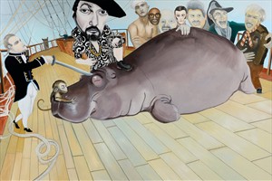 Artikelbild: "Hunting Glory" von Katrin Plavcak, einer bei der Sommerakademie 
Lehrenden.  - Foto: Sommerakademie/Katrin Plavcak