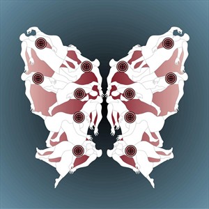 Artikelbild: Schmetterling, dessen Flügel von Gefangenschaft erzählen: eine Arbeit 
der Deutsch-Iranerin Parastou Forouhar.  - Foto: ifa-Galerie