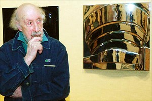 Artikelbild: Richard Hamilton steht für Malerei und Collagen mit kritischem Geist und hintergründigem Humor. - Foto: Bob Child/AP