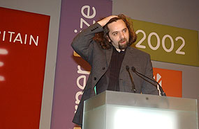 Keith Tyson bei der Turner-Preis-Verleihung / �Bild: APA