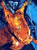 Rinderkadaver, ca. 1925 (Zum Vergr��ern Anklicken)