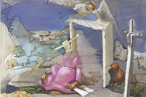 Foto: Lentos Artikelbild: Siegfried Anzinger: "Hieronymo", 2010 - Foto: Lentos