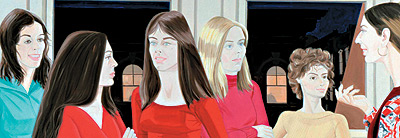 February 5.30 P.M.| (c) Alex Katz/ Collection de l'Artiste