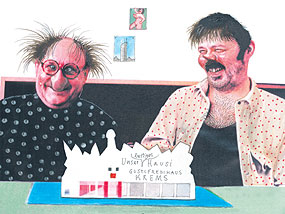 Gustav Peichl und Manfred Deix / �Bild: M. Deix