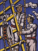 Komposition mit zwei Matrosen, 1951 / �Bild: VBK, Wien, 2002