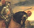 Tizian: Karl V. nach der Schlacht von M�hlberg (Zum Vergr��ern anklicken)