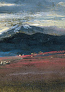 Landschaft mit schneebedeckten Bergen, 1820 (Zum Vergrößern anklicken)