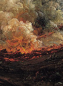 Ein Ausbruch des Vesuv, 1820 (Zum Vergrößern anklicken)