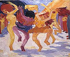 Emil Nolde: Der Tanz ums goldene Kalb, 1910